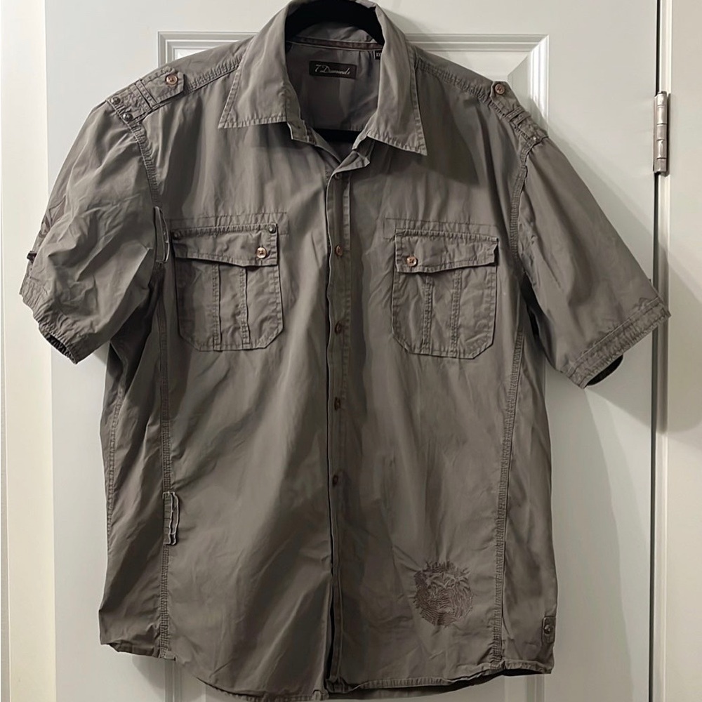 7 Diamonds Button Down Shirt XXL